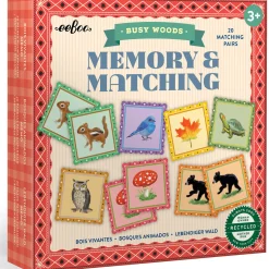 Flat River Group eeBoo Busy Woods Memory & Matching Game for Kids Ages 3+* Toddler & Preschool Games & Puzzles