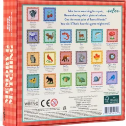 Flat River Group eeBoo Busy Woods Memory & Matching Game for Kids Ages 3+* Toddler & Preschool Games & Puzzles