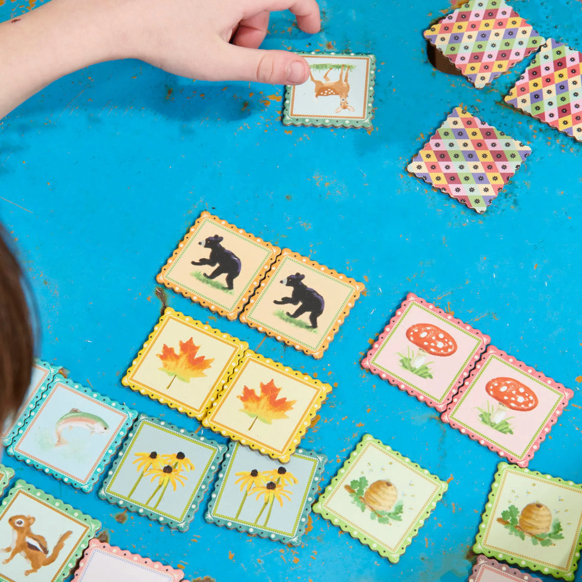 Flat River Group eeBoo Busy Woods Memory & Matching Game for Kids Ages 3+* Toddler & Preschool Games & Puzzles