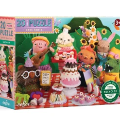 Flat River Group eeBoo Cake Party 20 Piece Jigsaw Puzzle for Kids, Age 3+* Puzzles