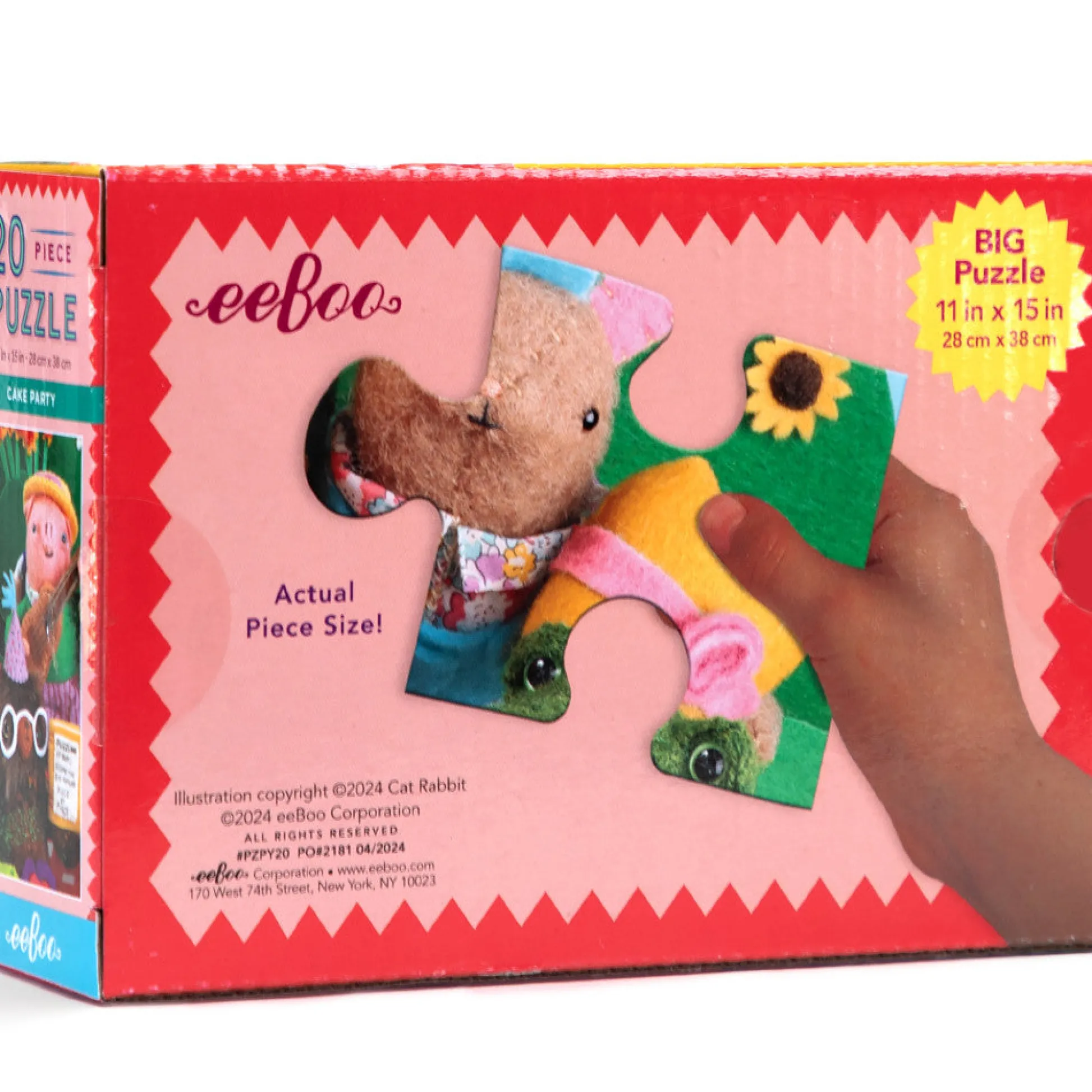 Flat River Group eeBoo Cake Party 20 Piece Jigsaw Puzzle for Kids, Age 3+* Puzzles