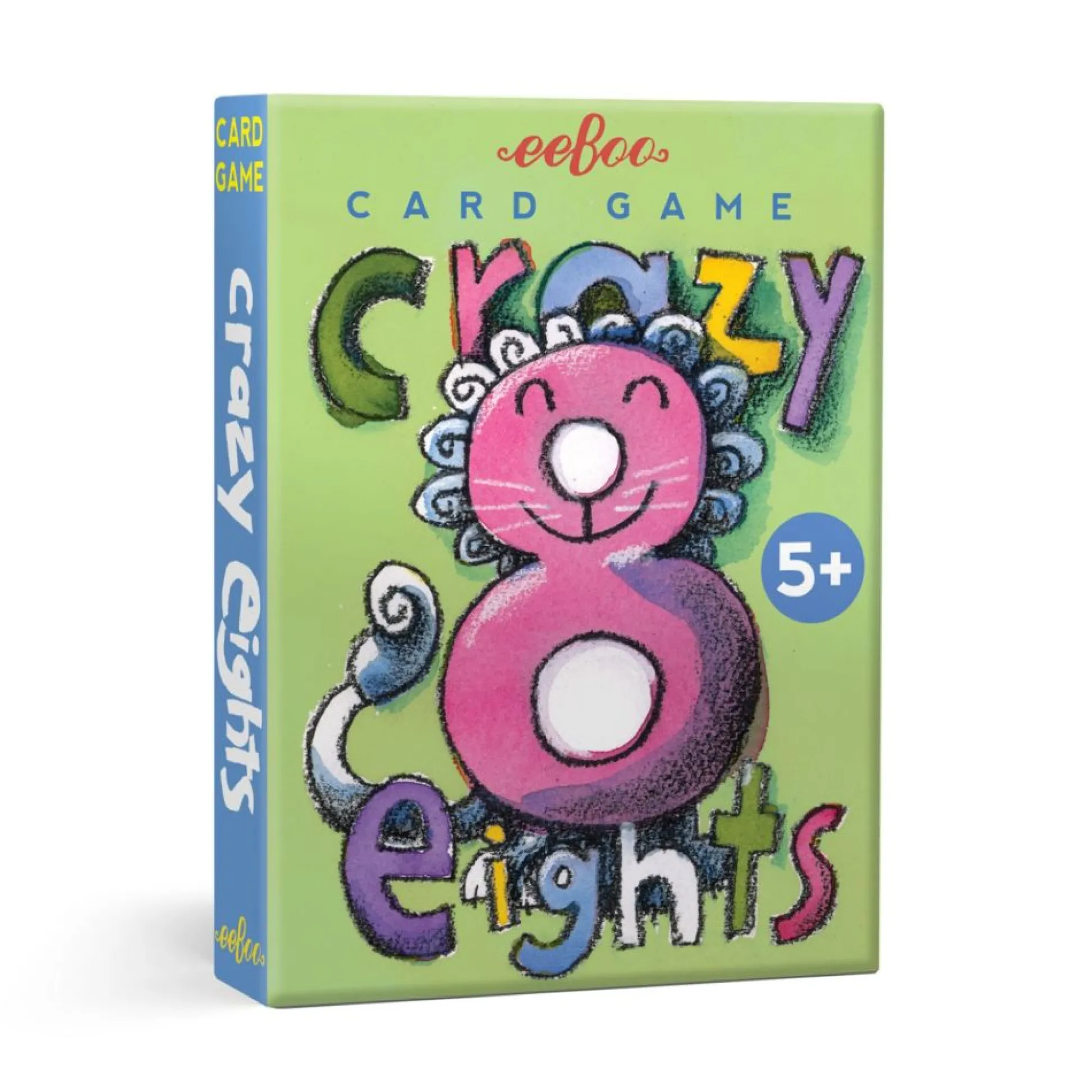 Flat River Group eeBoo Crazy Eight Illustrated Card Game for Kids* Social & Emotional Skills|Card Games