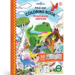 Flat River Group eeBoo Dinosaurs Abound Giant Coloring Adventure - Ages 3+* Drawing, Color & Painting