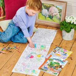 Flat River Group eeBoo Dinosaurs Abound Giant Coloring Adventure - Ages 3+* Drawing, Color & Painting