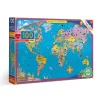 Flat River Group eeBoo Educational World Map Jigsaw Puzzle - 100 pc* Puzzles