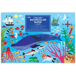 Flat River Group eeBoo In The Sea Themed Watercolor Pad - 16 Sheets* Drawing, Color & Painting