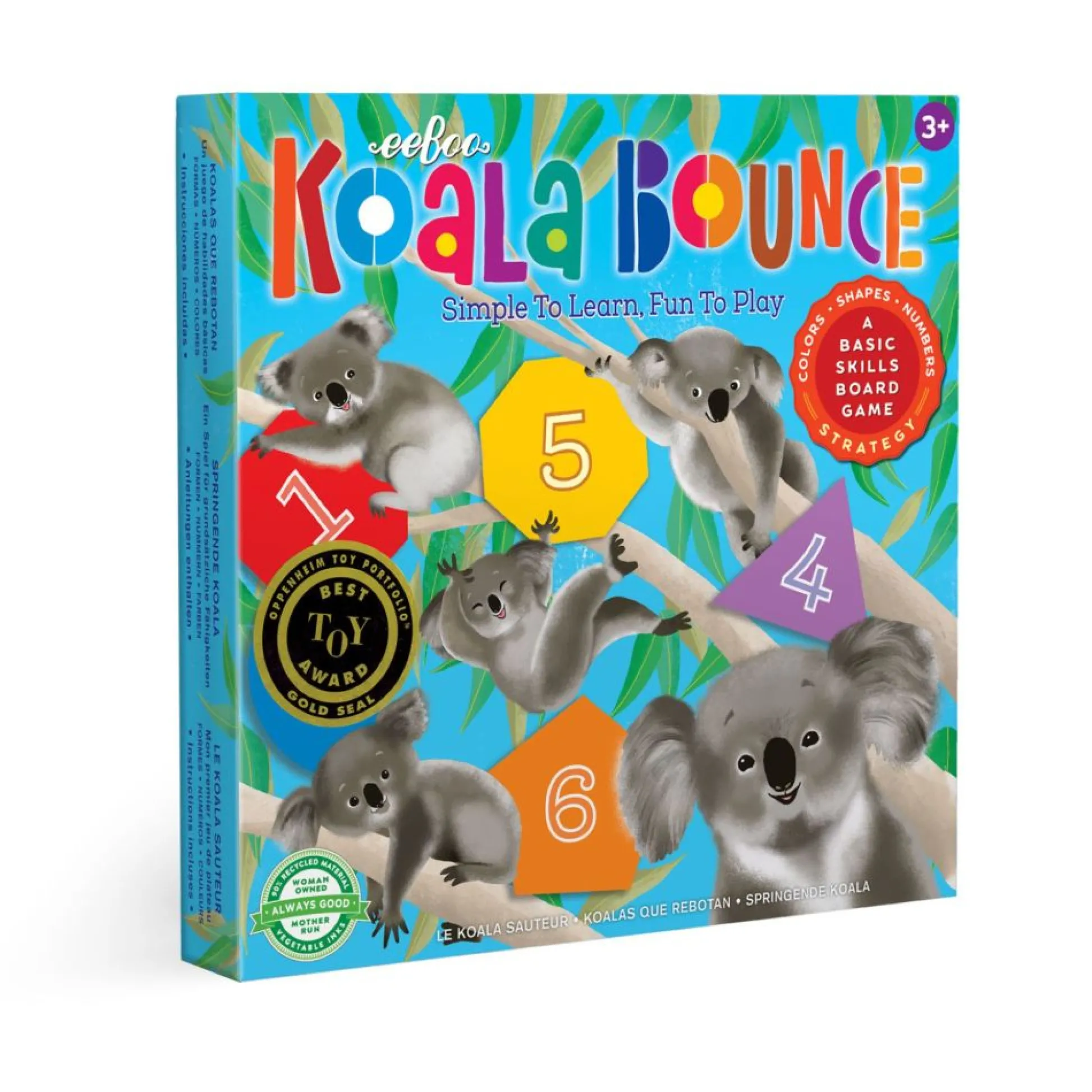 Flat River Group eeBoo Koala Bounce Strategy Board Game* Role-Playing Games|Board Games