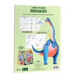 Flat River Group eeBoo Learn to Draw Dinosaurs Art Instruction Book*Kids Kids Books|Drawing, Color & Painting