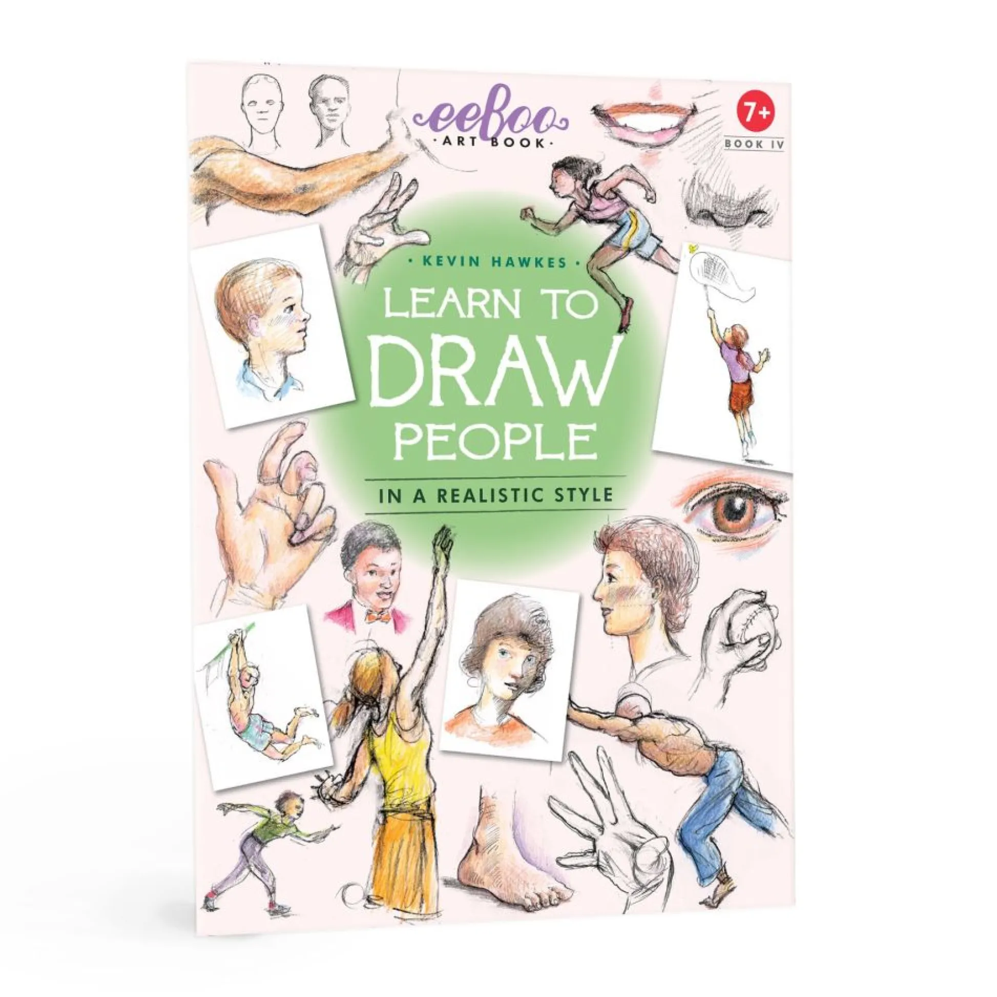 Flat River Group eeBoo Learn to Draw People Art Book with Kevin Hawkes*Kids Kids Books|Drawing, Color & Painting