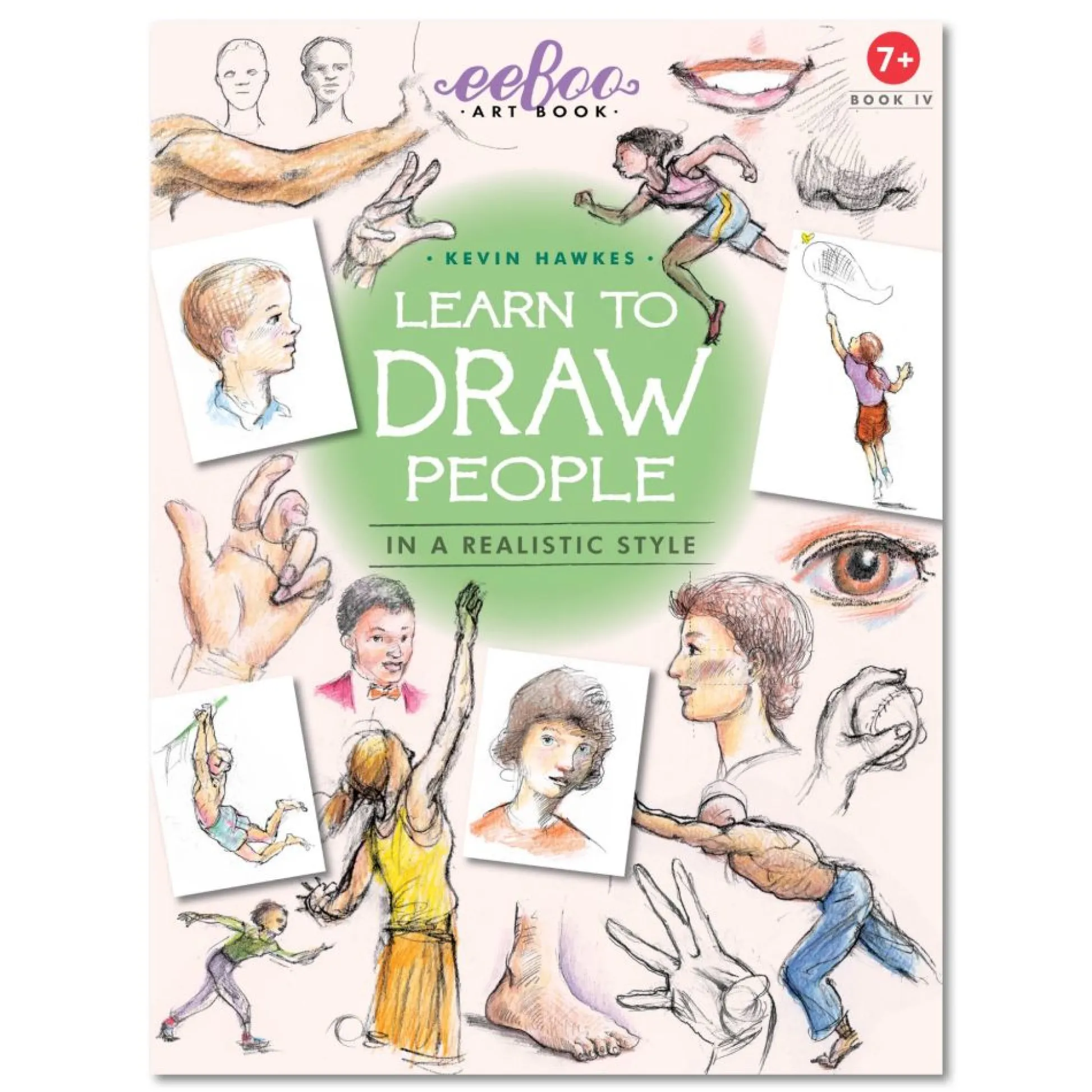 Flat River Group eeBoo Learn to Draw People Art Book with Kevin Hawkes*Kids Kids Books|Drawing, Color & Painting