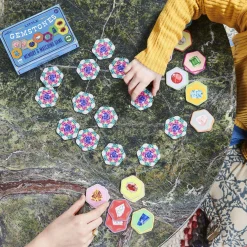 Flat River Group eeBoo Little Gemstones Memory & Matching Game for Kids Ages 5+* Toddler & Preschool Games & Puzzles