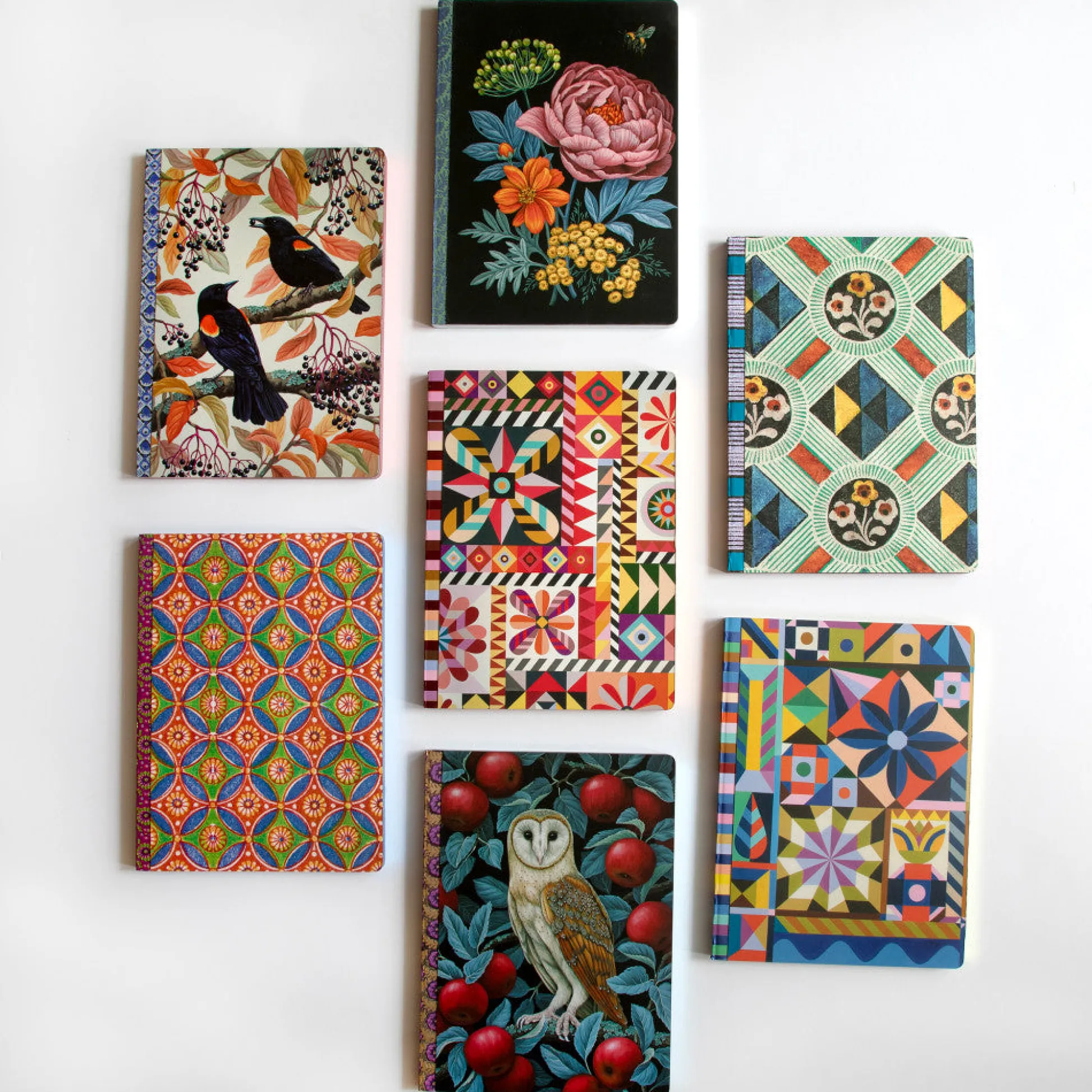 Flat River Group eeBoo Piece & Love: Abundant Bouquet Gilded Journal - Floral Hardcover Diary* Drawing, Color & Painting