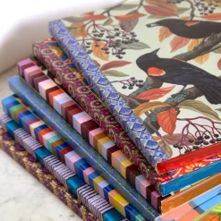 Flat River Group eeBoo Piece & Love Autumn Blackbirds Gilded Journal - Hardcover Diary* Drawing, Color & Painting