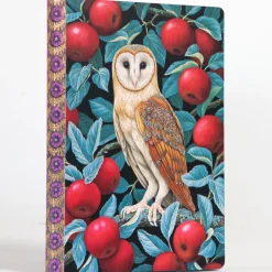 Flat River Group eeBoo Piece & Love Barn Owl Gilded Journal - Hardcover Diary* Drawing, Color & Painting