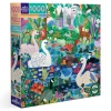 Flat River Group eeBoo Piece & Love: Ducks in the Clearing - 1000 Piece Jigsaw Puzzle* Puzzles