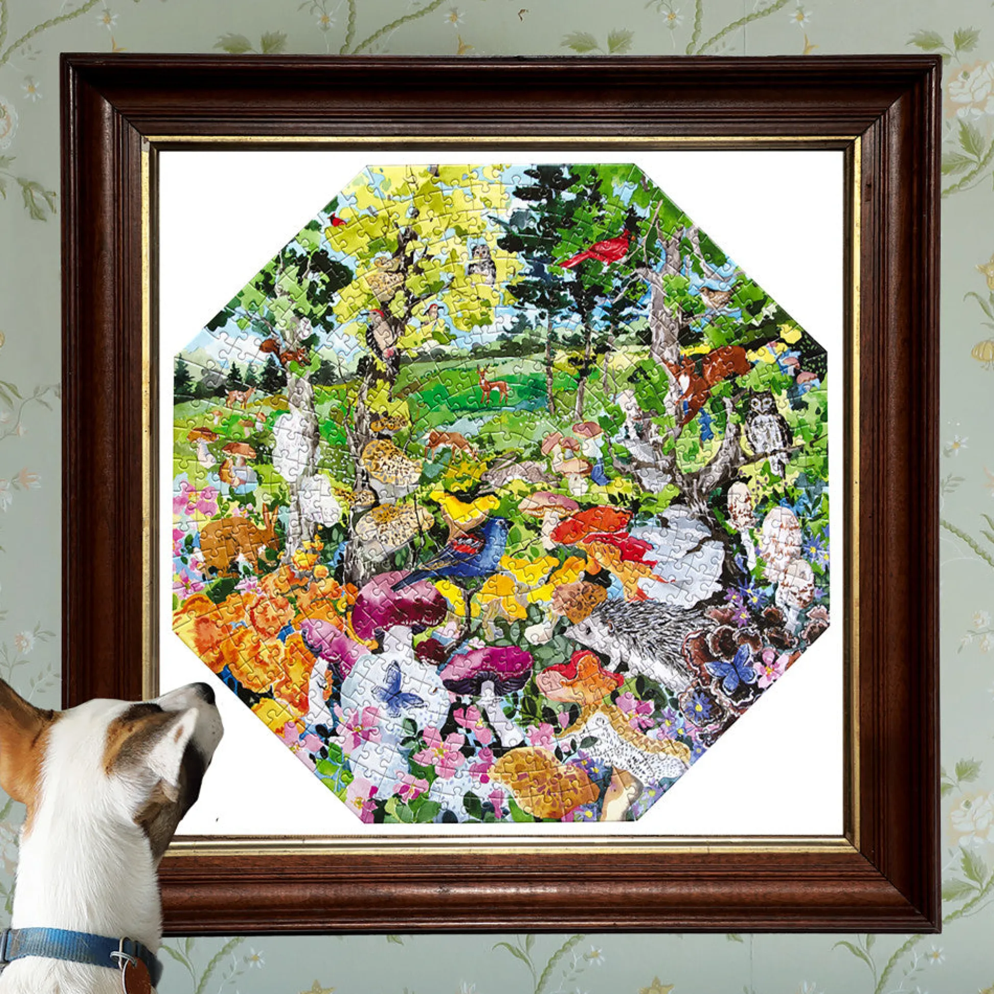 Flat River Group eeBoo Piece & Love Edible Mushrooms 500-Piece Puzzle* Puzzles