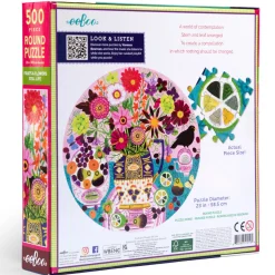 Flat River Group eeBoo Piece & Love Fruits & Flowers Jigsaw Puzzle - 500 pc* Puzzles