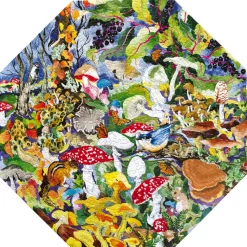 Flat River Group eeBoo Piece & Love: Poisonous Mushrooms Jigsaw - 500 pc* Puzzles