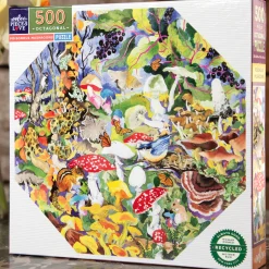 Flat River Group eeBoo Piece & Love: Poisonous Mushrooms Jigsaw - 500 pc* Puzzles