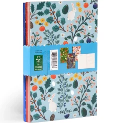 Flat River Group eeBoo Piece & Love: Shelley's Little Books - Set of 3 Colorful Notebooks*Kids Kids Books|Coloring Books & Activity Books