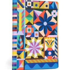 Flat River Group eeBoo Piece & Love Starlight Pinwheels Gilded Journal - Vibrant Adult Diary* Drawing, Color & Painting