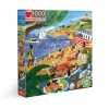 Flat River Group eeBoo Piece and Love Beach Umbrellas 1000-Piece Square Jigsaw Puzzle* Puzzles