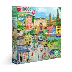 Flat River Group eeBoo Piece and Love Copenhagen 1000-Piece Jigsaw Puzzle* Puzzles