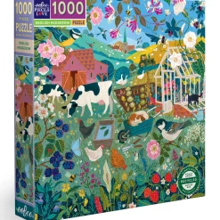 Flat River Group eeBoo Piece and Love English Hedgerow 1000 Piece Jigsaw Puzzle* Puzzles