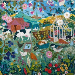 Flat River Group eeBoo Piece and Love English Hedgerow 1000 Piece Jigsaw Puzzle* Puzzles
