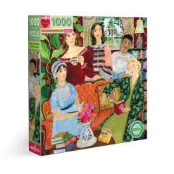 Flat River Group eeBoo Piece and Love Jane Austen's Book Club 1000 Piece Jigsaw Puzzle* Puzzles