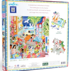 Flat River Group eeBoo Piece and Love Marketplace in France Jigsaw Puzzle - 1000 pc* Puzzles