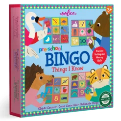 Flat River Group eeBoo Preschool Bingo Game - Things I Know - Educational Sorting & Memory Skills Toy for Kids Ages 3+* Preschool Education Toys & Activities