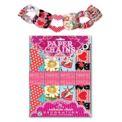 Flat River Group eeBoo Valentine Themed Paper Chain Craft Kit - 120 Links* Crafts & Activities