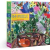 Flat River Group eeBoo Wild Things Garden Animals 64-Piece Jigsaw Puzzle* Puzzles