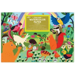 Flat River Group eeBoo Woodland Rainbow Watercolor Pad - High-Quality Italian Paper* Drawing, Color & Painting