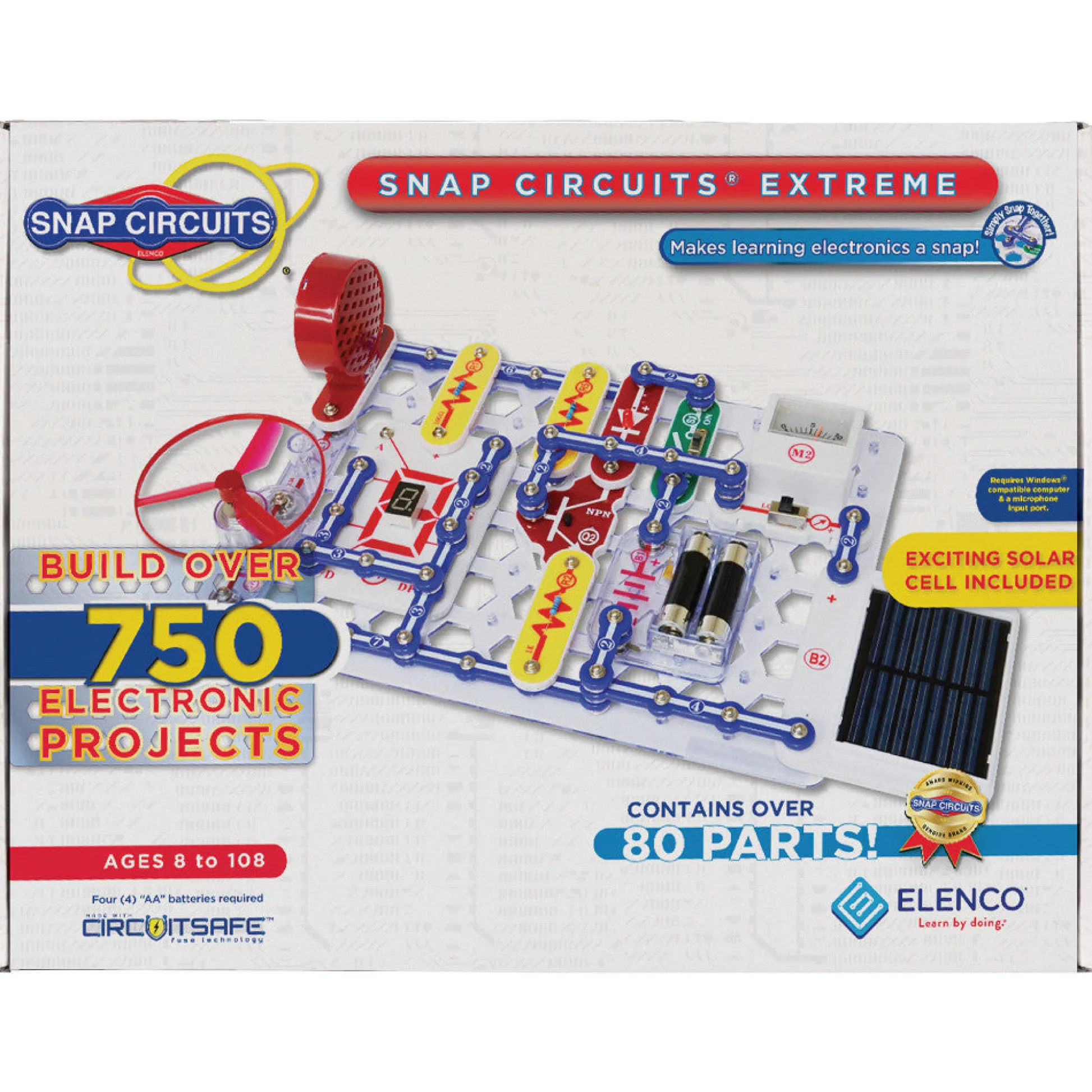 Flat River Group Elenco Snap Circuits Extreme SC-750 - Electronics Exploration Kit* Science & Discovery