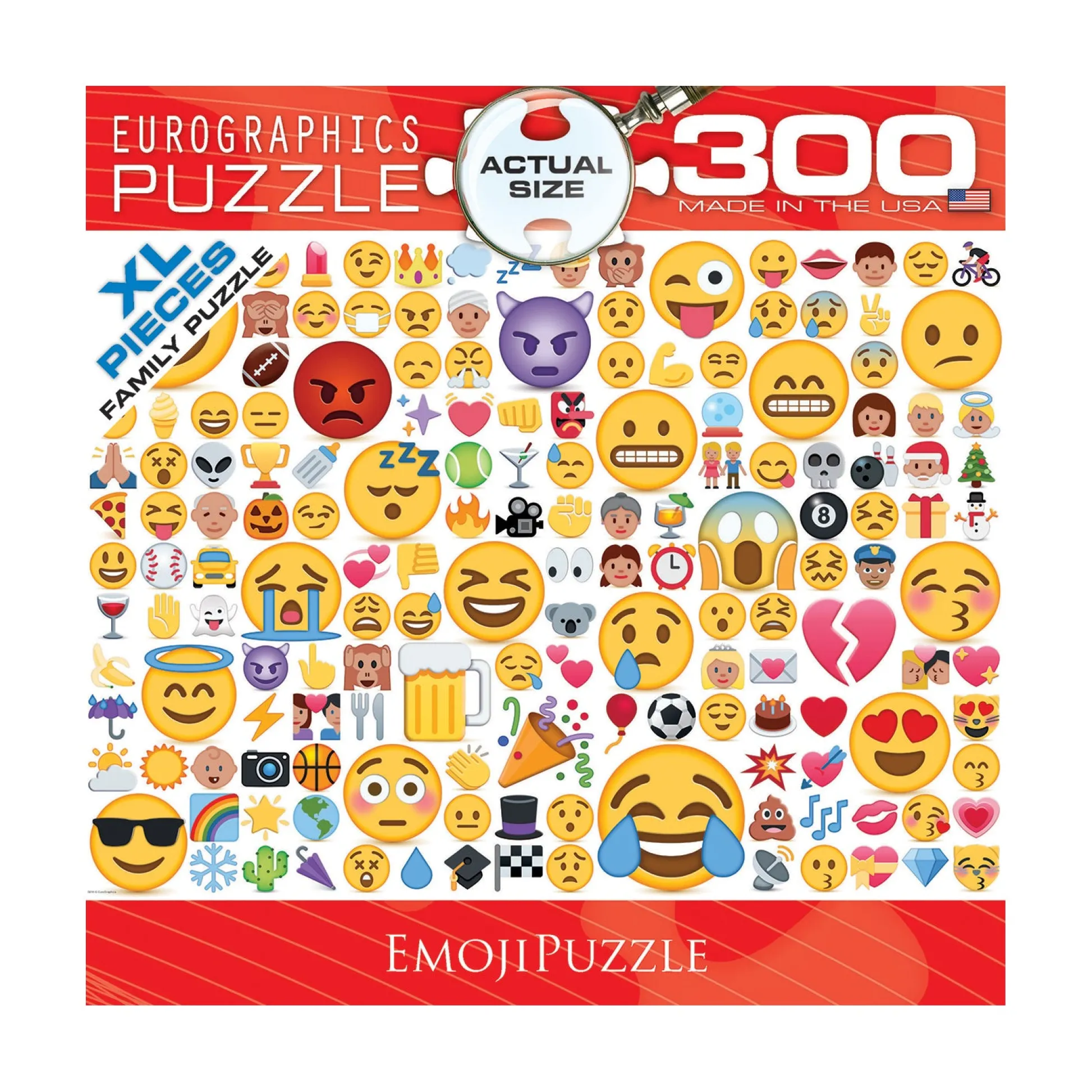 AreYouGame EmojiPuzzle XL Pieces Family Puzzle - 300 pc* Puzzles