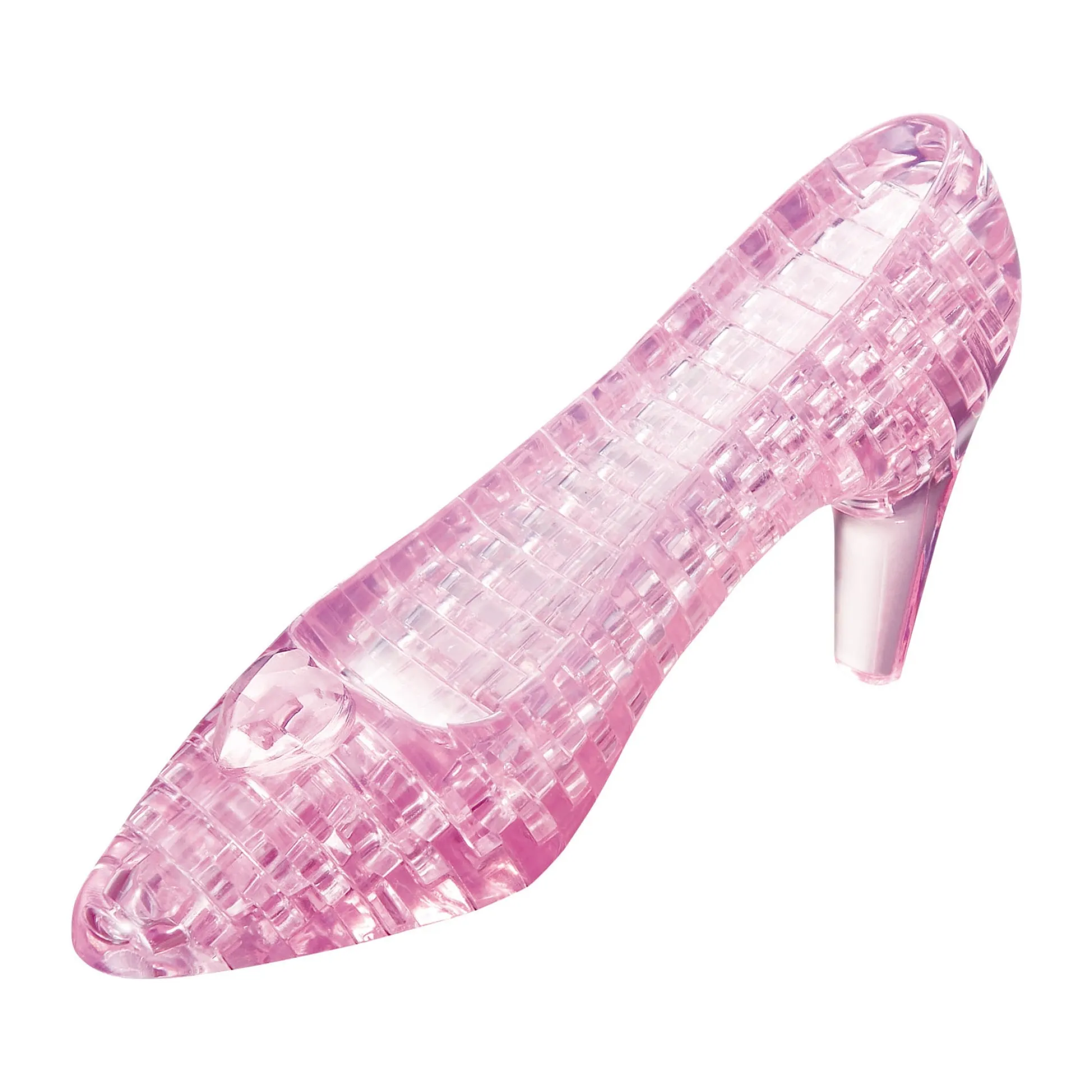 AreYouGame Enchanted Pink Crystal Slipper 3D Puzzle, 44 Pcs* Puzzles