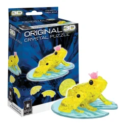 AreYouGame Enchanted Yellow Frog Prince 3D Crystal Puzzle - 43 Pcs* Puzzles