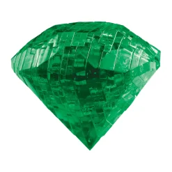 AreYouGame Enchanting Emerald 3D Crystal Puzzle - 43 Pieces Gem Edition* Puzzles