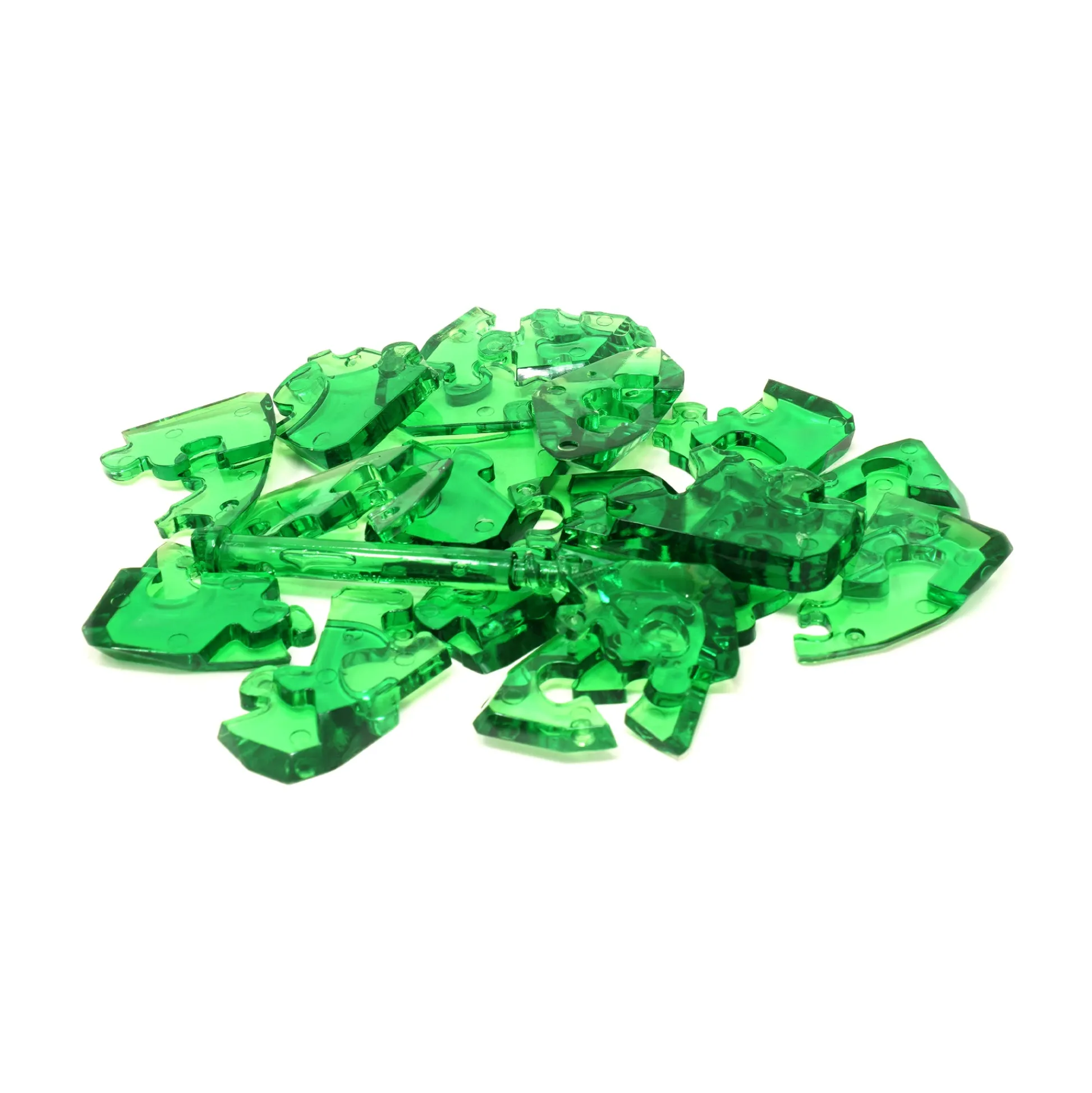 AreYouGame Enchanting Emerald 3D Crystal Puzzle - 43 Pieces Gem Edition* Puzzles