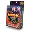 Calendar Holdings, LLC Enchanting Gold Metal Linking Rings Magic Trick Set with 25+ Illusions* Dress Up