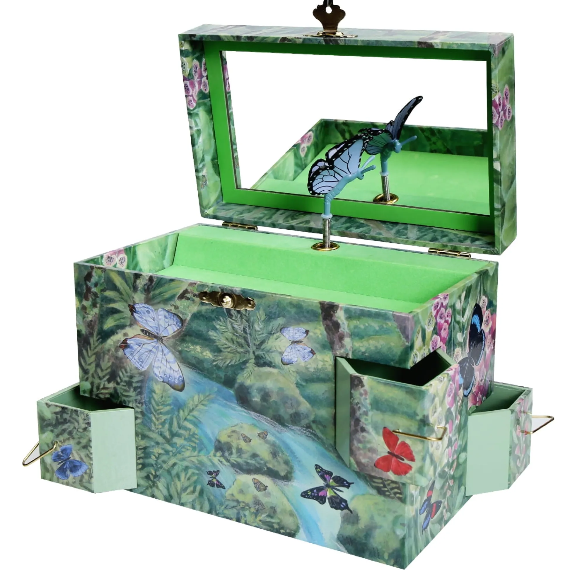 The Distribution Solutions Enchantmints Mariposa Musical Butterfly Jewelry Box for Girls* Doll Houses, Furniture & Accessories|Stuffed Animals & Plush Toys