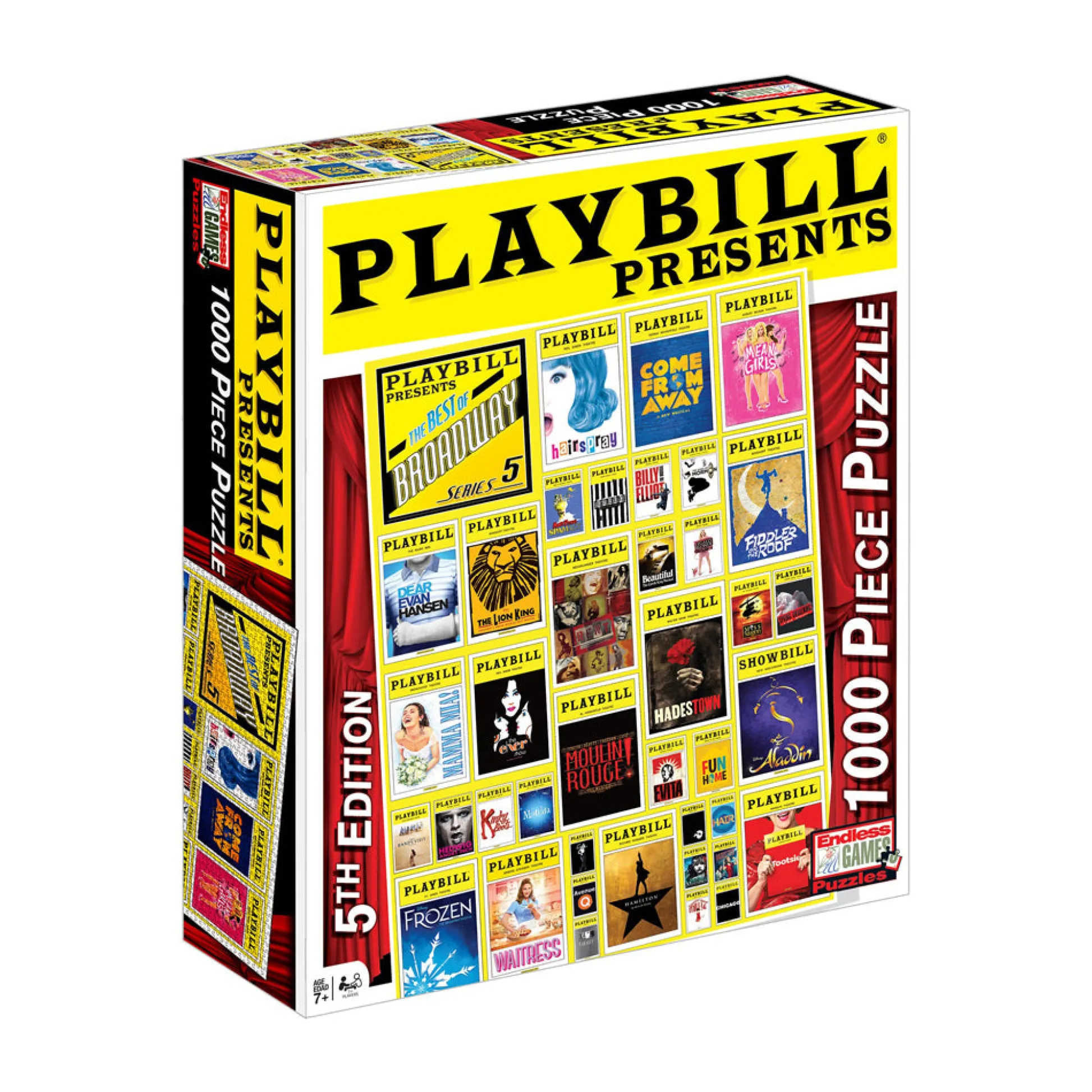 AreYouGame Endless Games Playbill Best of Broadway 1000-Piece Jigsaw Puzzle* Puzzles