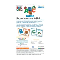 AreYouGame Eric Carle ABC Game in a Tin - Alphabet Adventure* Toddler & Preschool Games & Puzzles