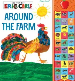 Readerlink Distribution Services Eric Carle's Around the Farm Sound Book - Hardcover*Kids Reading, Writing & Speech|Sound Books