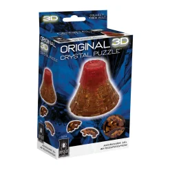 AreYouGame Eruptive Excitement 3D Crystal Puzzle - Volcano, 40 Pieces* Puzzles