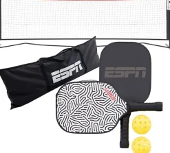 The Distribution Solutions ESPN Ultimate Pickleball Fun Set with Portable Net* Toy Sports