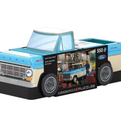 Flat River Group Eurographics 1967 Ford Pick-Up Truck Puzzle - 550 pc Tin Edition* Puzzles