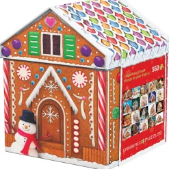 Flat River Group Eurographics Candy Christmas Gingerbread House Puzzle - 550 pc* Puzzles